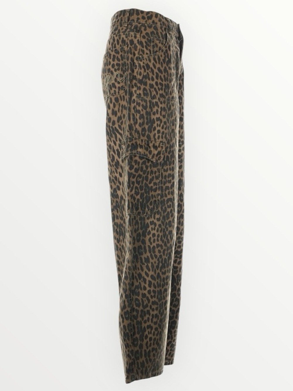 Damson Madder Leopard Carpenter Cargo Pants UK 8 / US 4 - Picture 13 of 16